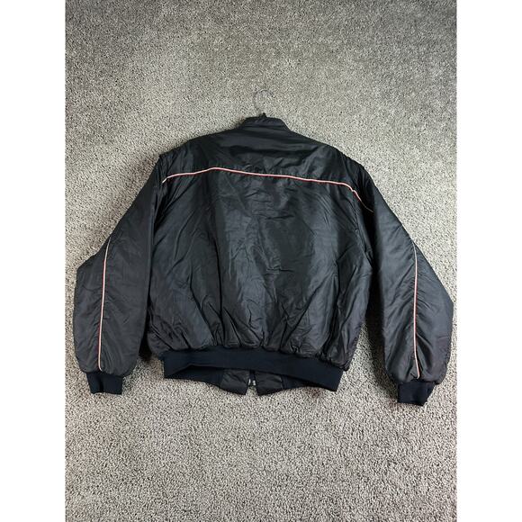 VINTAGE Swingster Jacket Mens XL Kendall Motor Oil Racing Division Black Bomber - Picture 10 of 14